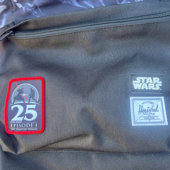 Star Wars Herschel Backpack Black Darth Maul Phantom Menace 25th Anniversary - Picture 3 of 7